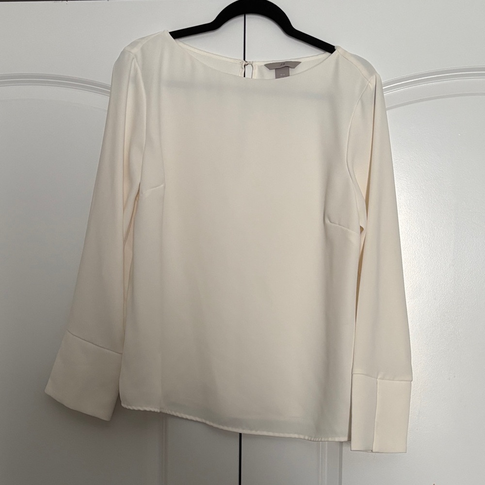 H&M Cream Blouse for Women